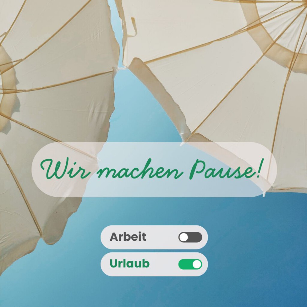 Unsere Geschäftsstelle bleibt vom 01.-31. August geschlossen. Ab 01. September sind wir wieder wie gewohnt für euch erreichbar!