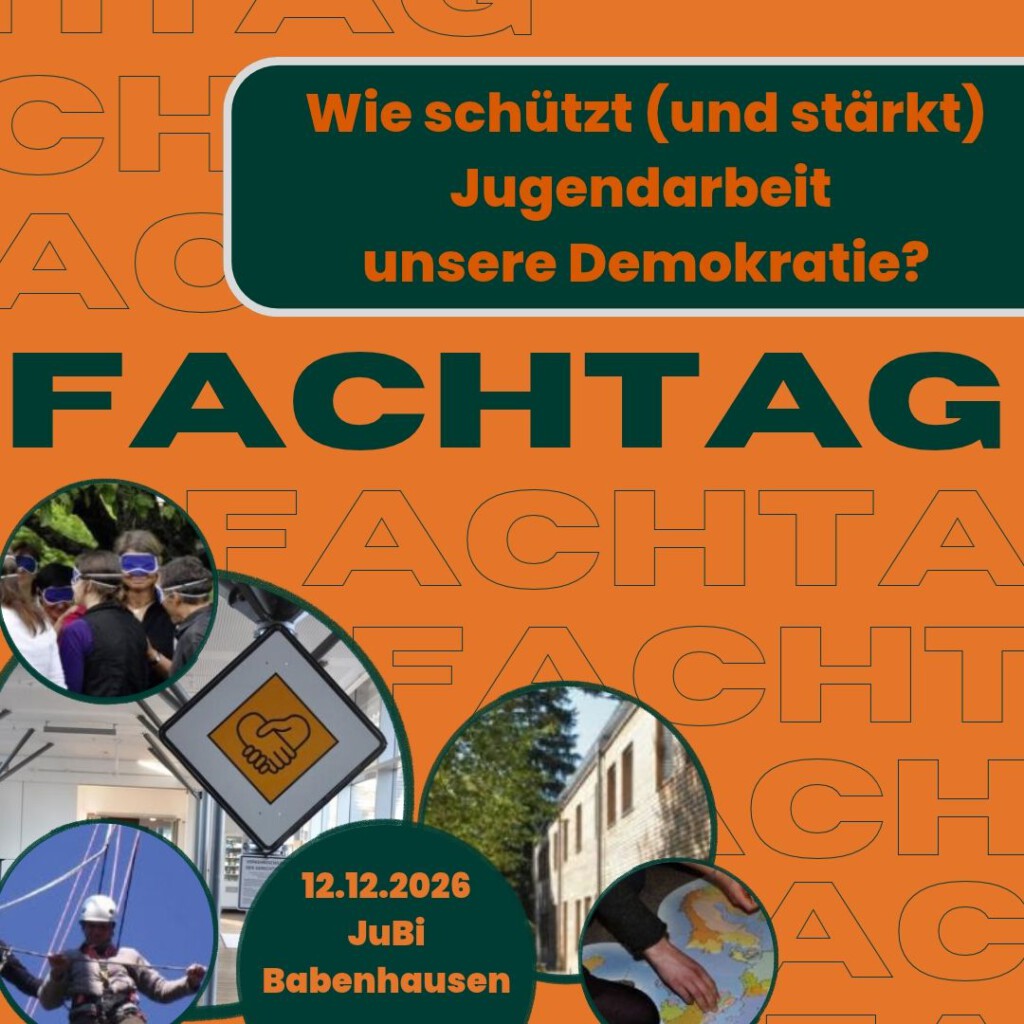 Gemeinsam Demokratie stärken und Jugendarbeit zukunftsorientiert gestalten: Meldet euch direkt für den Fachtag am 12.12. in der JuBi an!